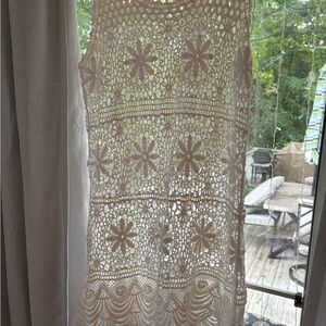 Cream Sleeveless Sheath Mini Dress for Brides